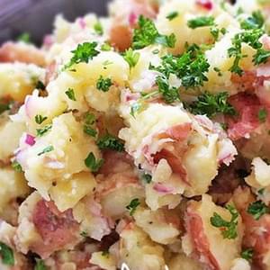Horseradish Spiked Red Bliss Potato Salad