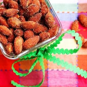 Spicy Cinnamon Roasted Almonds