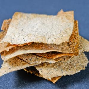 Olive Oil and Seed Crackers