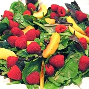 Nectarine Raspberry Salad