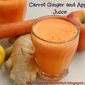 Carrot, Ginger and Apple Juice