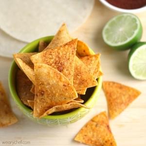 Chili Lime Baked Chips - Born to Be Dipped
