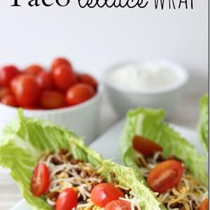 Taco Lettuce Wrap