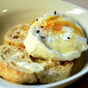 Truffle Poached Eggs & Toast