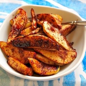 Roasted Apple Slices with Date Honey