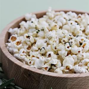Popcorn with Rosemary Butter and Parmesan