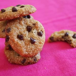 Almond- Chocolate Chip Cookies