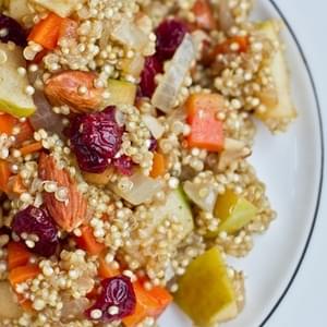 Lovely & Light Cranberry, Apple, and Almond Quinoa