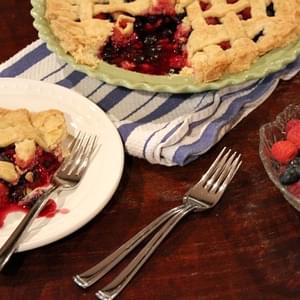 Raspberry- Blueberry Pie