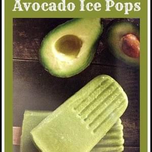 Avocado Ice Pop #Recipe