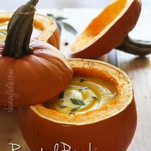 Roasted Pumpkin Sage Soup
