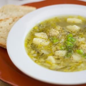 Comforting and Soothing Potato Leek Soup
