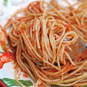 Silky Spicy Tomato Sauce