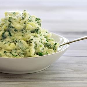 Colcannon with Leeks and Kale