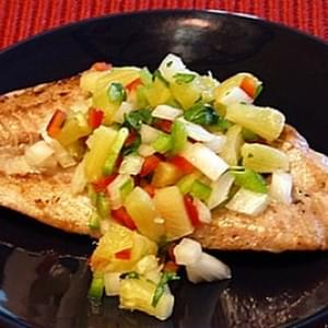 Red Snapper w/ Pineapple Salsa