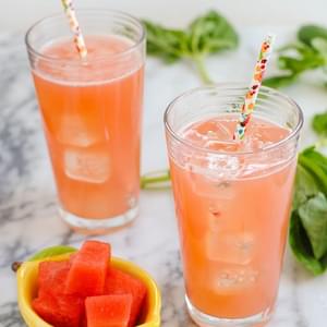 Watermelon Basil Lemonade
