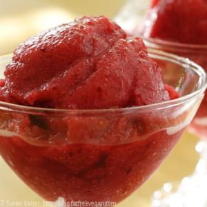 Fresh Cranberry Sorbet