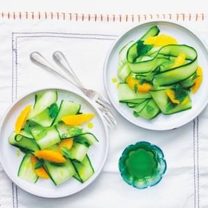 Sweet Cucumber And Orange Salad