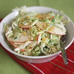 Sweet and Spicy Apple Coleslaw