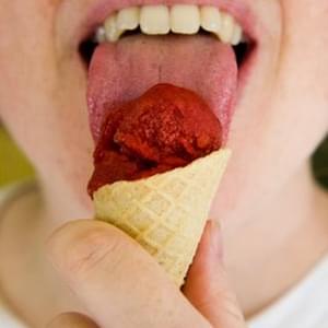 Strawberry Sorbet That You Can’t Screw Up