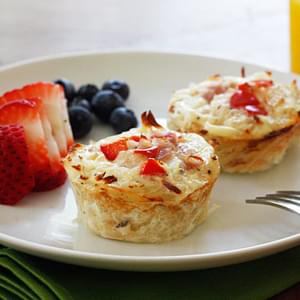 Hash Brown Egg White Nests