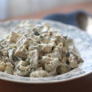 Garlic and Thyme Potato Salad with Leeks