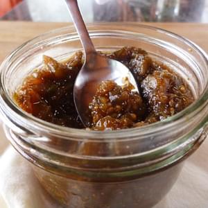 Balsamic Fig Jam With Black Peppercorn