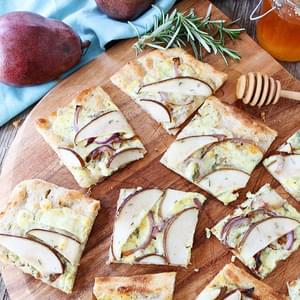 Pear and Blue Cheese Flatbread