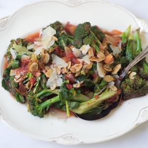 Braised Broccoli with Orange and Parmesan