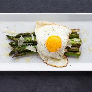Asparagus + Fried Egg + Parmesan