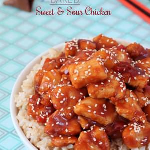 Baked Sweet & Sour Chinese Chicken