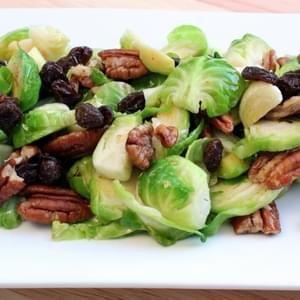 Brussel Sprout Salad with Dijon Mustard Dressing