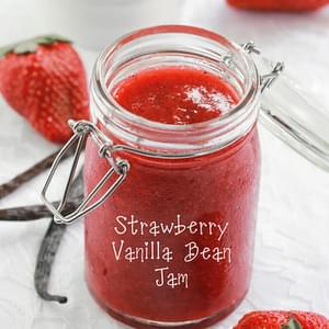 Small Batch Strawberry Vanilla Bean Jam