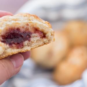 Peanut Butter and Jelly Biscuit