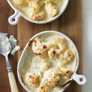 Cauliflower Gratin with Two Cheeses