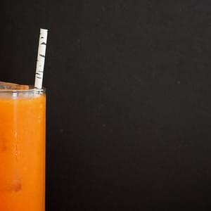 Carrot Orange Ginger Bourbon Cocktail