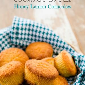 Country Style Honey Lemon Corncakes