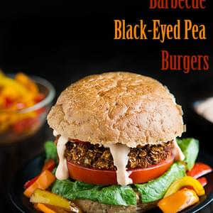 Barbecue Black-Eyed Pea Burgers