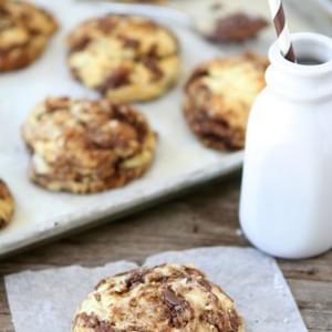 Easy drop biscuits with a sweet Nutella swirl!