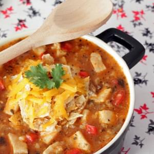 Tex-Mex Chicken and Rice Soup