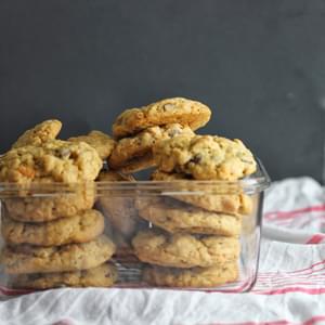 Thick and Soft Oatmeal Chocolate Chip Cookies