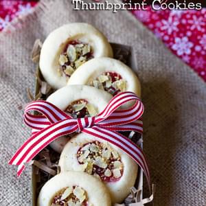 Cherry Ginger Thumbprint Cookies