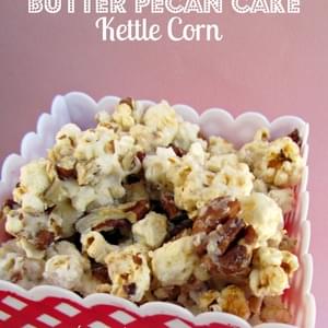 Butter Pecan Cake Kettle Corn {Sundays with Joy}