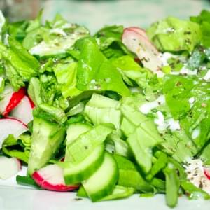 Spring Salad with Italian Dressing