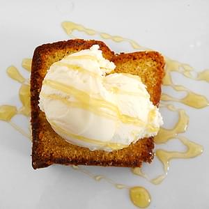 Honey-Vanilla Sour Cream Pound Cake