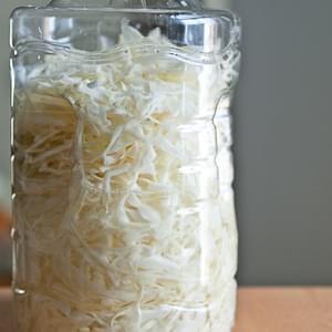 Homemade Sauerkraut (Choucroute)