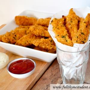 Cornflake-crusted Chicken Tenders in under 30 minutes