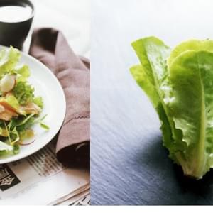 Salmon Salad with Miso Dressing