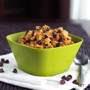 Healthy Chocolate Chip Peanut Butter Cookie Dough
