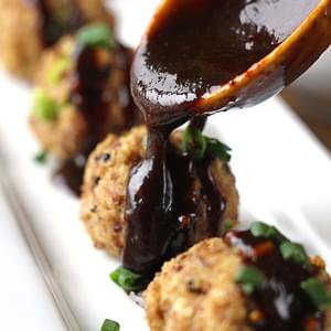 Asian Turkey Quinoa Meatballs